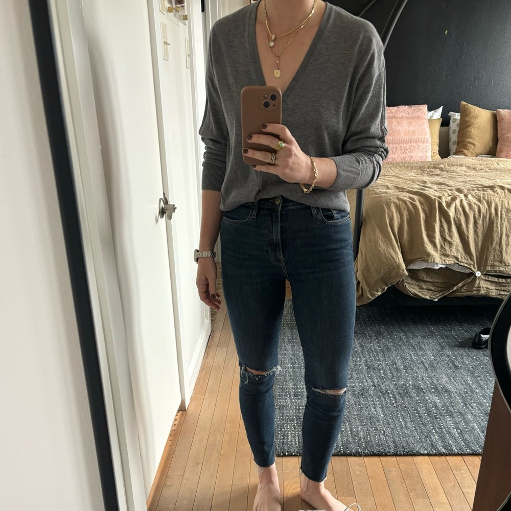 Frame Ali High Rise Cigarette jeans